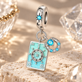 Wheel of Fortune Tarot Charm