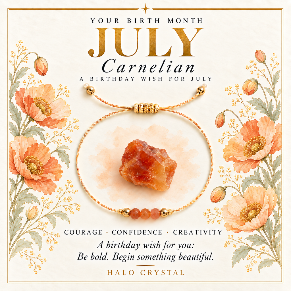 Birthstone Wish Bracelet — Choose Your Month
