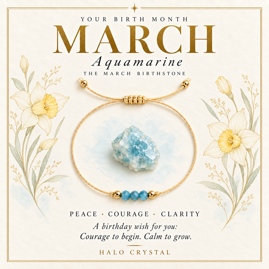 Birthstone Wish Bracelet — Choose Your Month
